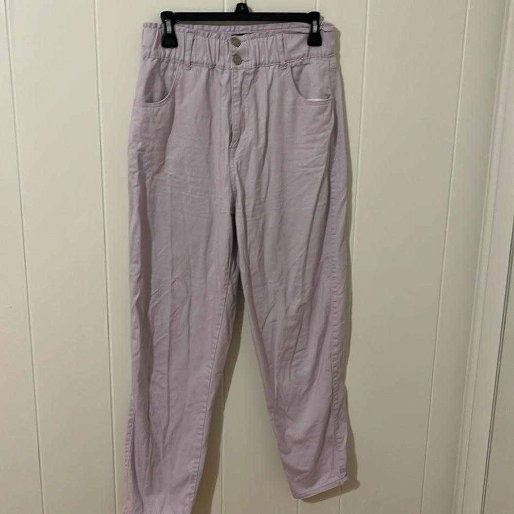 Women’s High Waisted Lavender Pants